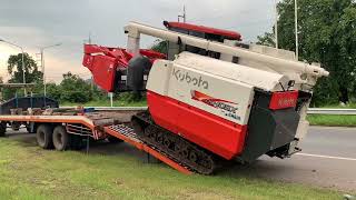 EP.1 รถเกี่ยว KUBOTA DC105X cabin ติดหัวเกี่ยวข้าวโพด