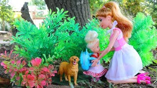 ละครบาร์บี้ องุ่นออกไปเที่ยวกับตุ้บป่อง ตุ๊กตาบาร์บี้ บ้านบาร์บี้ Barbie Doll Story