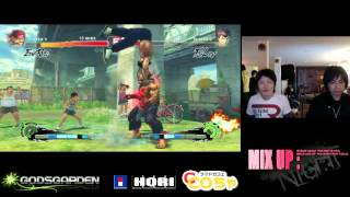 【SSF4 AE】 Mix Up Night sako kumite matches 13/01/27 3/3