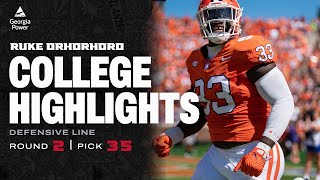 Ruke Orhorhoro College Highlights | 2024 NFL Draft | Atlanta Falcons