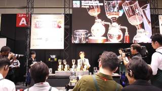 World Siphonist Champion Accro Coffee Pinky Leung Hoi Yan WSC 2013 Competition Performance