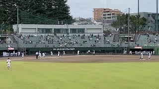 【3回裏】聖パウロ学園の攻撃‼️  注目は3番ファーストの打席‼️  先取点‼️ vs八王子実践 東京都秋大会　スリーボンド八王子　2023年10月8日