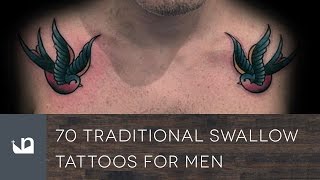 70 Traditional Swallow Tattoos For Men