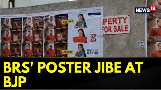 Delhi News | Ahead Of Questioning Of K Kavitha By ED, BRS Slams BJP Via Poster Jibe | News18