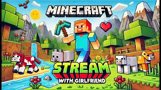 Minecraft With Girlfriend#5  :) #shortlive #shorts #minecraft #fyp #minecraftshorts