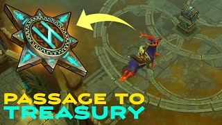 Passage To Treasury Compass In Frostborn