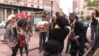 Musicians Serenade Boston's Copley Square | Jon Batiste and Stay Human with From the Top Performers