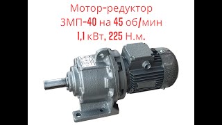 Мотор-редуктор 3МП-40 на 45 об/мин 1,1 кВт, 225 Н.м. Мотор-Редуктор-Пром-КР