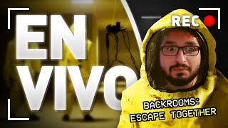 🔴 BACKROOMS ESCAPE TOGETHER | ¡NO TE ATREVAS A MIRAR! 🕵️‍♂️👻 STREAM DE SUSTOS Y DIVERSIÓN