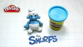 DIY How To Make Play Doh 'Clumsy Smurf' : The Smurfs, 2017 플레이도우 스머프 만들기