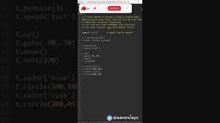 Python Coding Short Video - Draw 2 Easter Eggs - Python Turtle #shorts #coding #programming