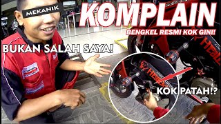 KECEWA! PART MODIF RUSAK DI BENGKEL RESMI, SIAPA YANG SALAH? | Motovlog Indonesia