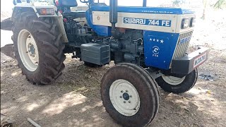 New Swaraj 744 FE 2019 | Hydraulic plough | 14.9/7.5 Tires