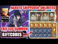 Naruto Shippuden Unlimited & 21 Giftcodes - How To Redeem Code | Naruto Shippuden Unlimited 21 Codes