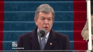 Sen. Roy Blunt delivers opening remarks for Inauguration Day 2017