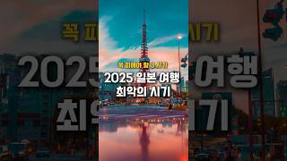 2025 피해야 할 일본 여행 최악의 시기