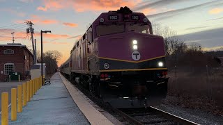 MBTA Commuter Rail on the Newburyport/Rockport Line | December 2022