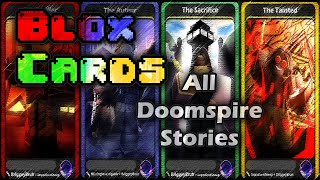 Blox Cards: Doomspire All Raid Stories (Purifier - Auteur - Sacrifice - Tainted) (Outdated)