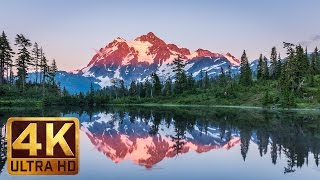 4K MOUNTAINS - Relaxing Nature Scenery with views of Mount Baker - Trailer #19