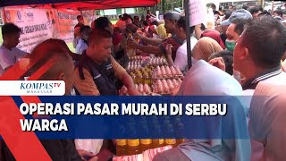 Operasi Pasar Murah Diserbu Warga