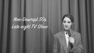 found footage-1950s late night show