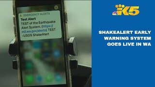 ShakeAlert early warning system launches in Washington