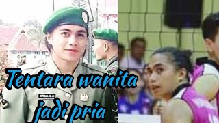 sosok Aprilia Manganang Tentara wanita berubah jadi pria