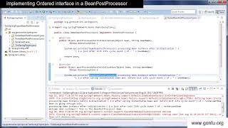 Spring Tutorial 15 Implementing an Ordered interface in a BeanPostProcessor class