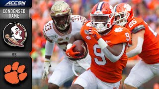 Florida State vs. Clemson Condensed Game | ACC Football 2019-20