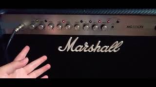 Como Crear y Guardar Presets en Amplificador Marshall MG102CFX