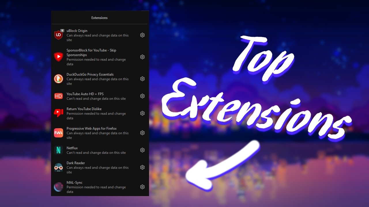 Top Recommended Browser Extensions Youtube
