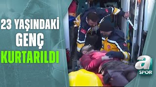 Elbistan'da 23 Yaşındaki Genç Enkazdan Sağ Çıkarıldı / Kahramanmaraş / 08.02.2023