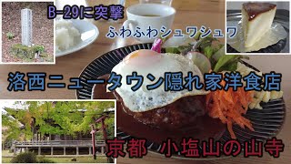 【京都 金蔵寺 紅葉（2024年11月24日撮影）】めだか食堂 ハンバーグランチ　洛西ニュータウン　フロマージュ　スフレチーズケーキ　船越明戦死之地　小塩山