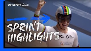 Super Speed ⚡️ | The Men's Sprint highlights in the UCI Track Champions League | Eurosport