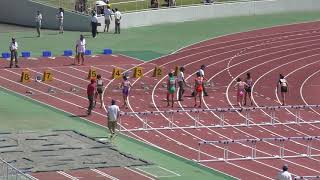 H30　関東選手権　女子100mH　予選1組