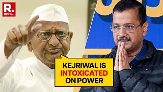 Ahead Of Delhi Polls: Anna Hazare Jabs Kejriwal, Says, 'Kejriwal Is Intoxicated On Power'