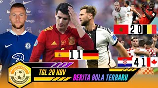 ⚽BERITA BOLA TERBARU - SPANYOL VS JERMAN SKOR 1 1😱 KROASIA LIBAS KANADA🥳 SKRINIAR GABUNG CHELSEA 🤔