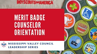 Merit Badge Counselor Orientation
