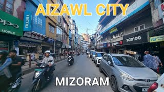 AIZAWL KHAWPUI - AIZAWL CITY, MIZORAM STATE CAPITAL - Scooter Ride 30th.August 2024