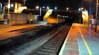 Freightliner 86612 and 86627 passing Leyland Northbound on 4S56 22nd April 2010