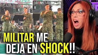 MILITAR del EJÉRCITO MEXICANO 🇲🇽 Con INCREÍBLE VOZ! |  vocal coach analiza