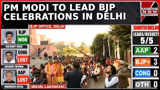 PM Modi To Lead Celebrations At BJP HQ; Parvesh Verma Emerges As Delhi CM Candidate | Ground Report