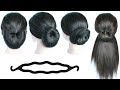 5 quick & simple hairstyles with using bun maker || cute hairstyles || hair style girl || hairstyle