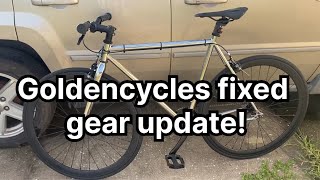 Goldencycles Fixie Bicycle Update #fixedgearbikes #bicycles