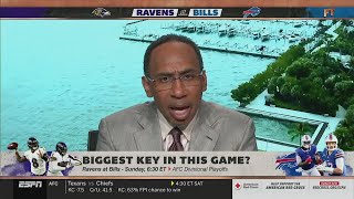 FIRST TAKE | Stephen A. has bold take on Josh Allen vs. Lamar Jackson divisional round matchup