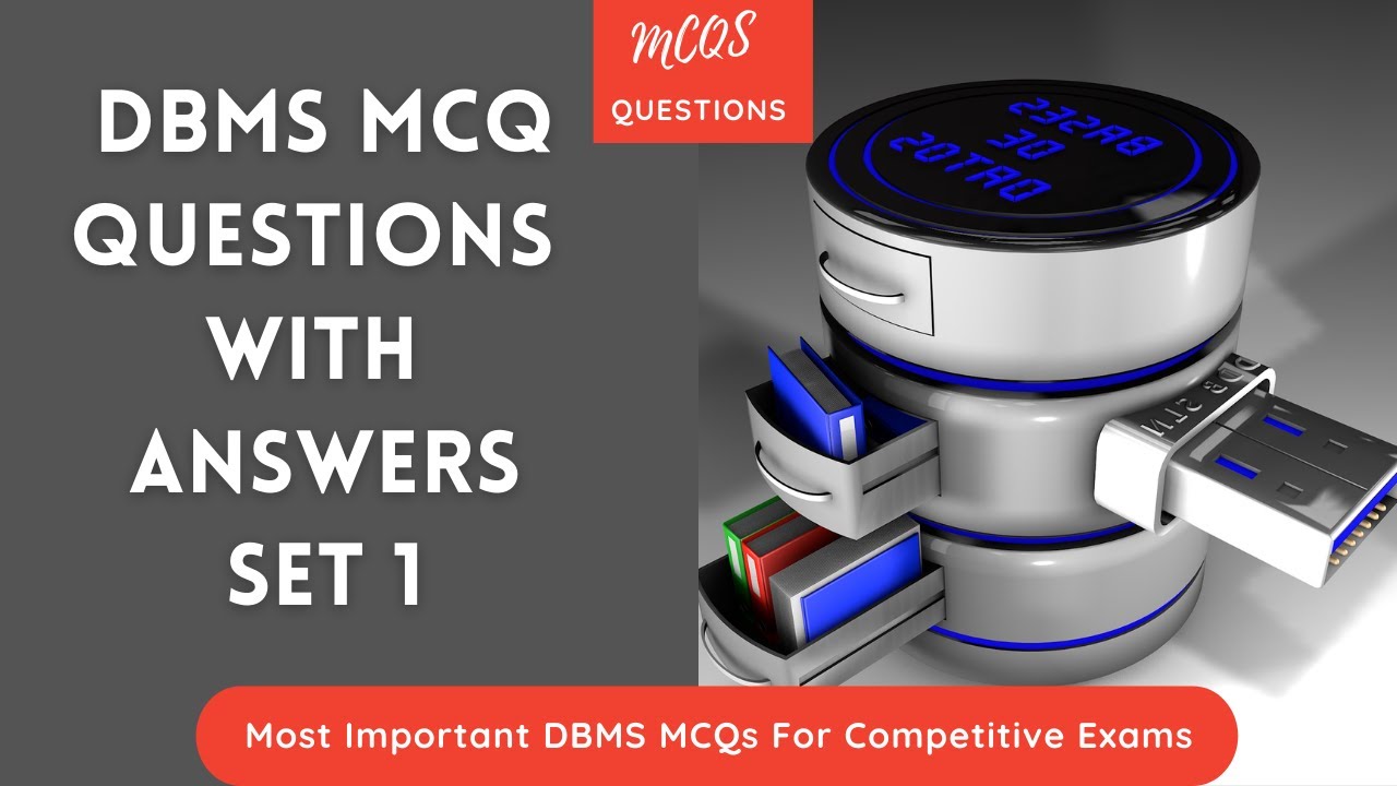 DBMS MCQ Questions With Answers Set 1 | Database Management System MCQ ...