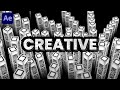 Creative Typography Animation In Adobe After Effects - After Effects Tutorial - No Plugins.