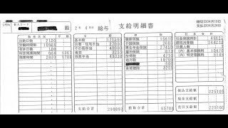 介護施設の事務員5年目49歳の給与明細！驚くほどいい給与！