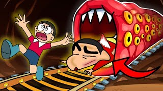 Shinchan Escape the Horror Train 😰