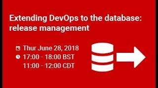 Extending DevOps to the database-release management
